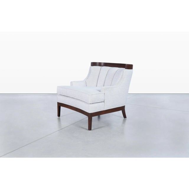 Mid-Century Modern Sculptural Walnut Lounge Chairs After Erwin Lambeth For Sale In Los Angeles - Image 6 of 12