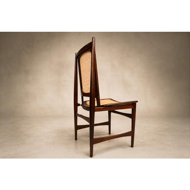 Set of Ten Brazilian Mid-Century Dining Chairs by Alexandre Rapoport, 1960s For Sale - Image 12 of 18