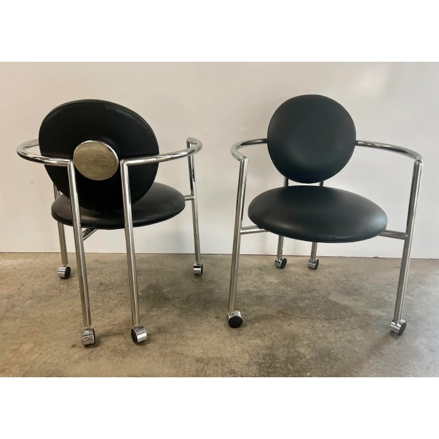 1980s Brueton Moon Chair by Stanley Jay Friedman For Sale - Image 5 of 9