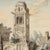 Johann Franz Gout, Gothic Ruins, Watercolor For Sale - Image 4 of 12