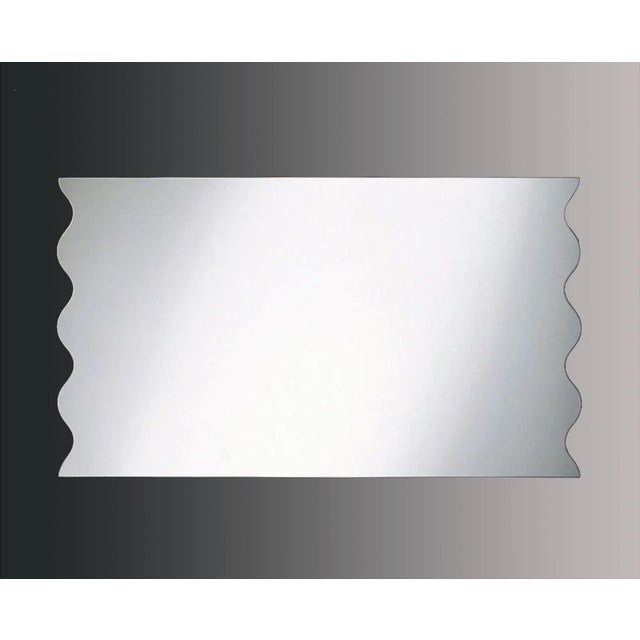 "Onda" (Wave) Mirror designed by Alessandro Mendini for Glass Italia. Signed on the back This piece has an attribution...