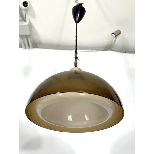 Mid-Century Modern Acrylic Glass Ceiling Light from Candle, Set of 2 For Sale - Image 13 of 14