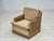 Vintage Danish Lounge Chair in Honey Yellow Furniture Velour, 1970s For Sale - Image 12 of 16