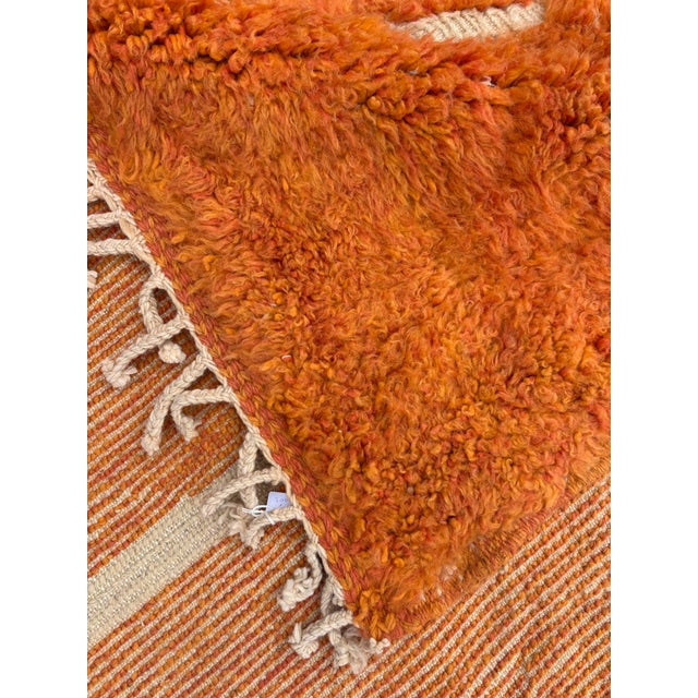 Moroccan Beni M’rirt Wool Rug – Hand Knotted Geometric Berber Carpet, Large Luxury Area Rug For Sale - Image 9 of 10