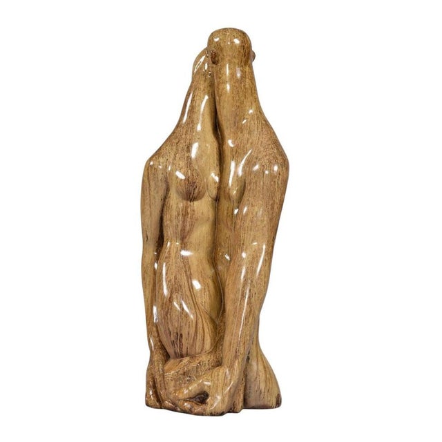 Manuel Carbonell, Pygmalion and Galatea Sculpture, Durastone For Sale - Image 9 of 9