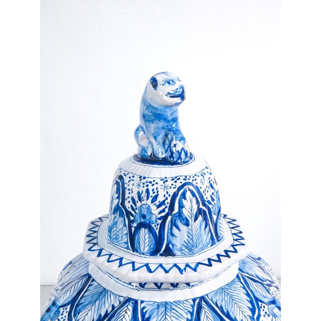 Lidded Vases, Delft, 1800, Set of x For Sale - Image 14 of 18