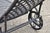 Black Late 20th Century Tuscan Mediterranean Style Black Cast Aluminum Pool Patio Chaise Lounge Chair For Sale - Image 8 of 9