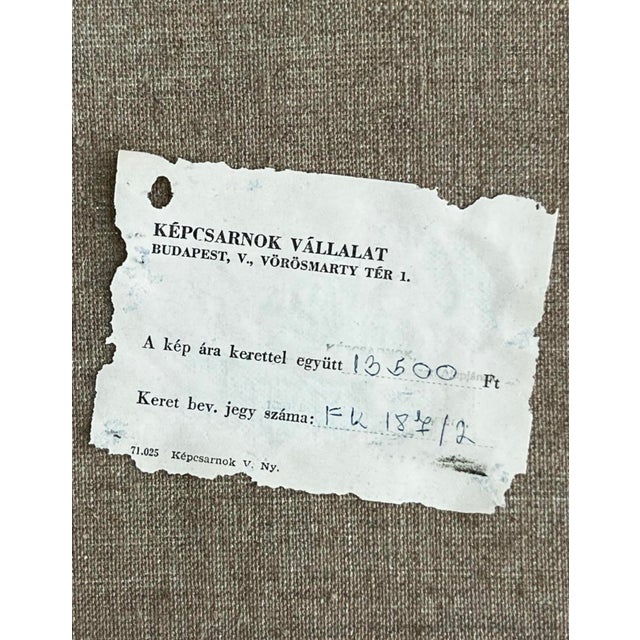 Gabriel Jozsef, Hungary, 1989, Oil Landscape For Sale - Image 11 of 12