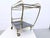 Streamline Bar Trolley in Brass and Glass, 1950s For Sale - Image 15 of 18