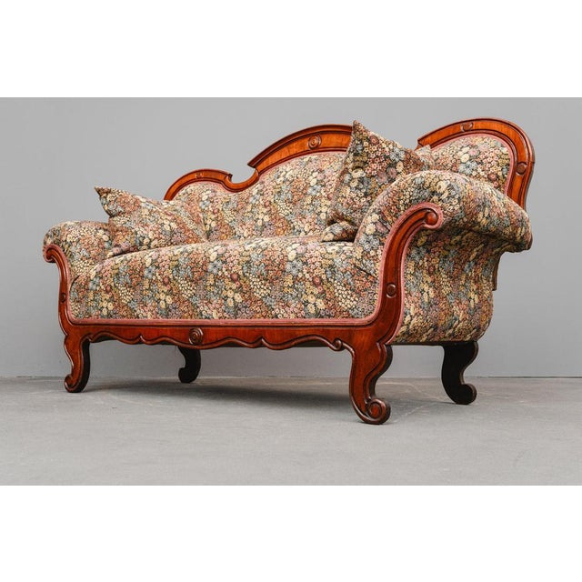 Biedermeier Sofa in Mahogany, Mid-19th Century For Sale - Image 16 of 18