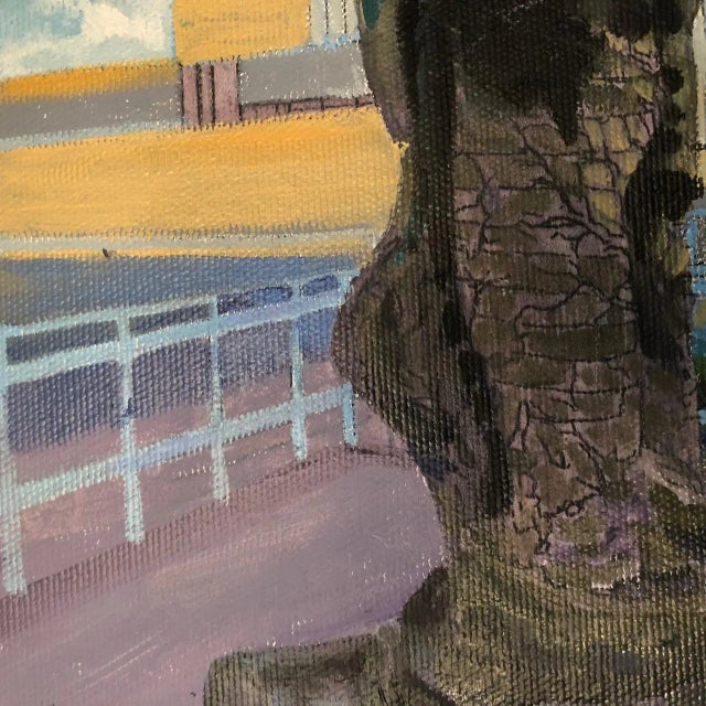 Paint "Public Sculpture" Contemporary Painting For Sale - Image 7 of 12