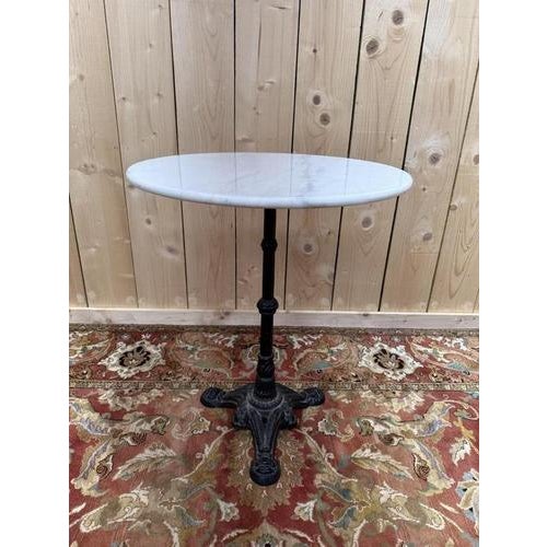 Guerifon Bistro Table in Iron For Sale - Image 4 of 4