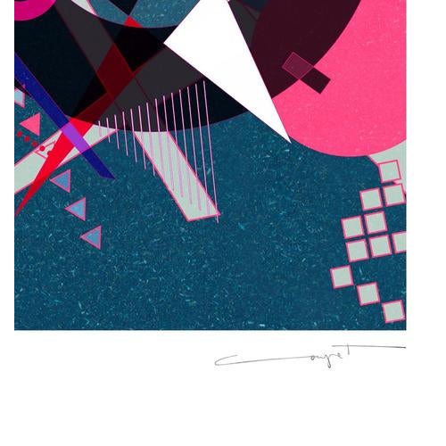 Thierry Corpet (Raymond X), Algajola VII, 2022, Silkscreen Print For Sale - Image 3 of 4