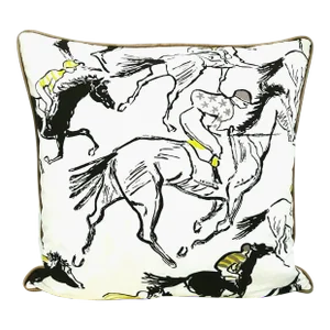 2000s Hermes Paris Pillow / Cushion