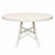 A charming vintage game table and chair set by Ficks Reed, embodying the relaxed elegance that made the maker a favorite...