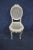 Louis XV Style Painted Decorated and Caned Side Chair For Sale In Philadelphia - Image 6 of 7