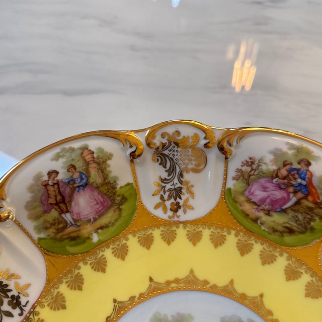 Late 20th Century STW Bavaria Germany Dinner Plate For Sale - Image 5 of 8