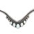 Contemporary Betty Tom Navajo sterling and opal bar necklace For Sale - Image 3 of 9