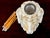 Metal Rare German Porcelain Ram Head Matchstrike, Attributed to Schafer & Vater For Sale - Image 7 of 9