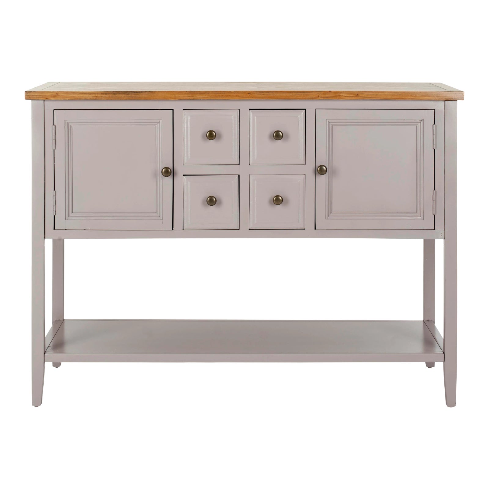 Storage Sideboard in Quartz Grey & Oak Chairish