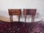 Pair of Vintage Italian Marquetry Inlaid Kidney-shaped Walnut Side table with Two Drawers Louis XV style legs Design:...
