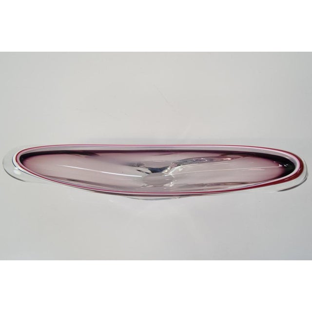 Mid-Century Glass Bowl by Josef Hospodka for Chribska, 1960s For Sale - Image 9 of 14