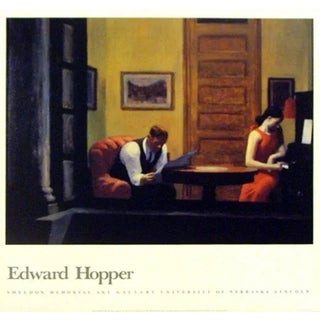 Edward Hopper, Room in New York Rare Poster Edward Hopper, 1980 For Sale