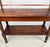 Antique Rustic Wood Baker's Rack / Wash Stand With Slotted Gallery & Lower Shelf For Sale - Image 10 of 13