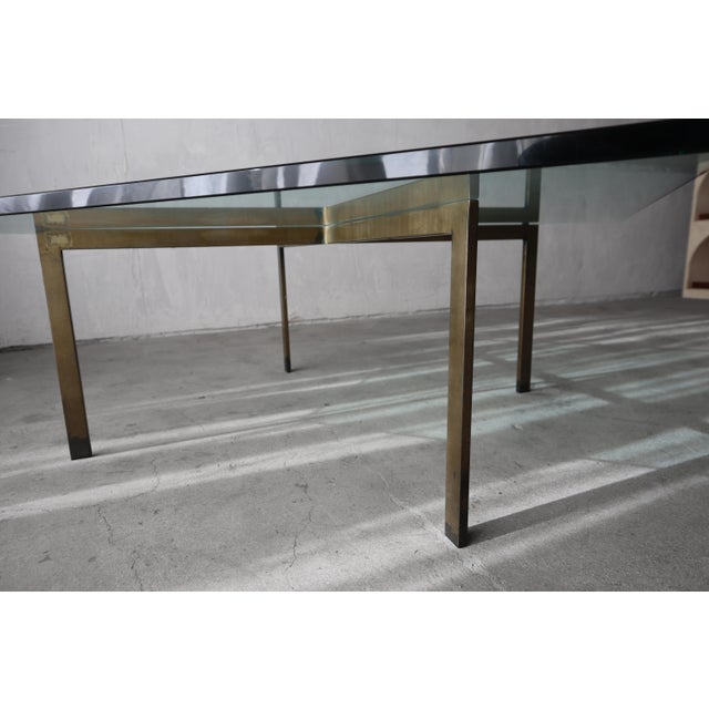 1960s Mid Century Bronze Base Coffee Table Base For Sale - Image 5 of 8