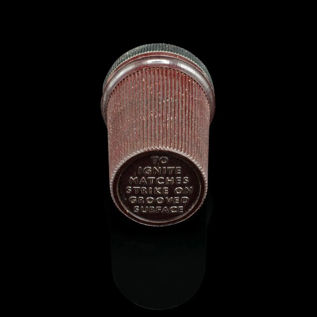 Plastic 1930's Vintage Bakelite Bryant & May Match Pot For Sale - Image 7 of 9
