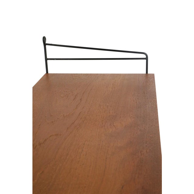 Wood Vintage Teak String Shelf by Kajsa & Nisse Strinning, 1960s For Sale - Image 7 of 12