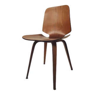 Mid-Century Vintage Cherner Style Bentwood Chair For Sale