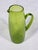 Mid-Century Modern Vintage Original Blenko Mid-Century Modern Hand Made Crackle Glass Pitcher For Sale - Image 3 of 7