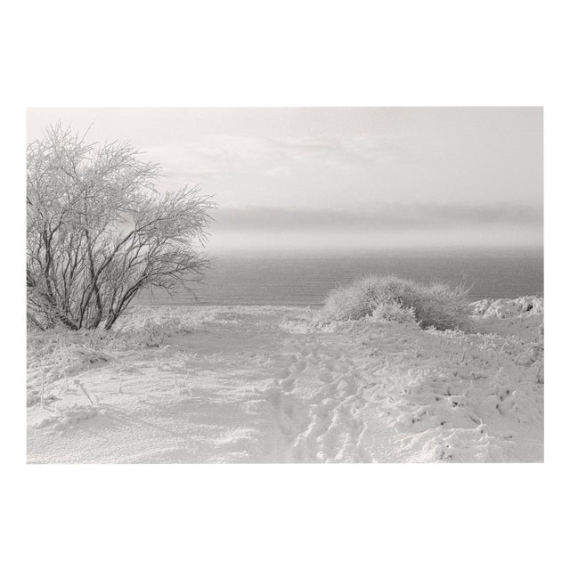 Baltic Freeze #3 - Black and White Analogue Landscape Photography 70 X 48 Cm 2022 For Sale