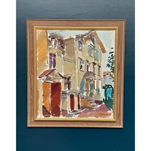 Gösta Stawåsen, Södra Kyrkogatan 50, 1970, Oil on Canvas, Framed For Sale - Image 6 of 16