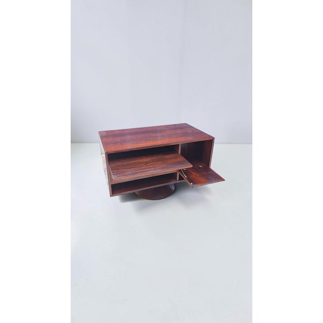 Bernini Revolving Bar Cabinet by Gianfranco Frattini for Bernini, Italy, 1960s For Sale - Image 4 of 13
