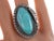 sz 8 Vintage Navajo Silver and turquoise ring 22.6 grams with no issues All precious metals are tested, any Native...