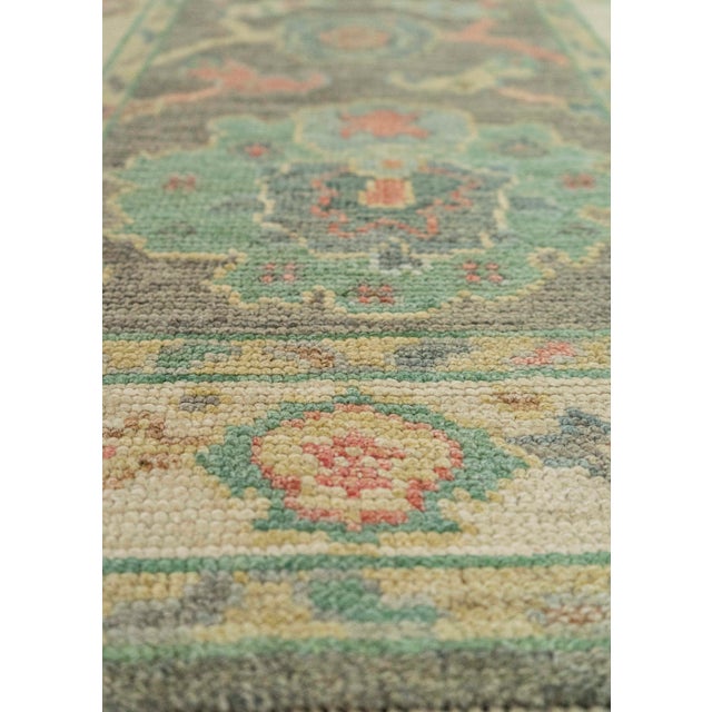 Turkish Turkish Oushak Rug 2'3" x 7'8" #20230 For Sale - Image 3 of 8