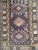 Vintage Persian Kurdish Area Rug, Handwoven Geometric Medallion Pattern, Blue & Ivory, 2’ X 4’ For Sale - Image 4 of 8