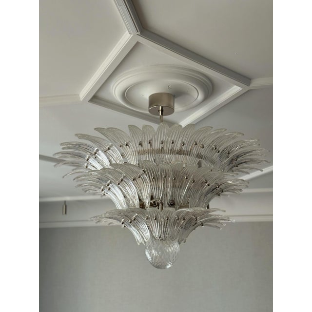 Bold Eclectic Murano Feather Chandelier, 2010 For Sale - Image 14 of 14