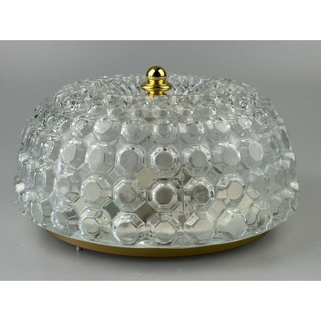 Space Age Ceiling Lamp from Glashütte Limburg Germany, 1970s For Sale - Image 15 of 18