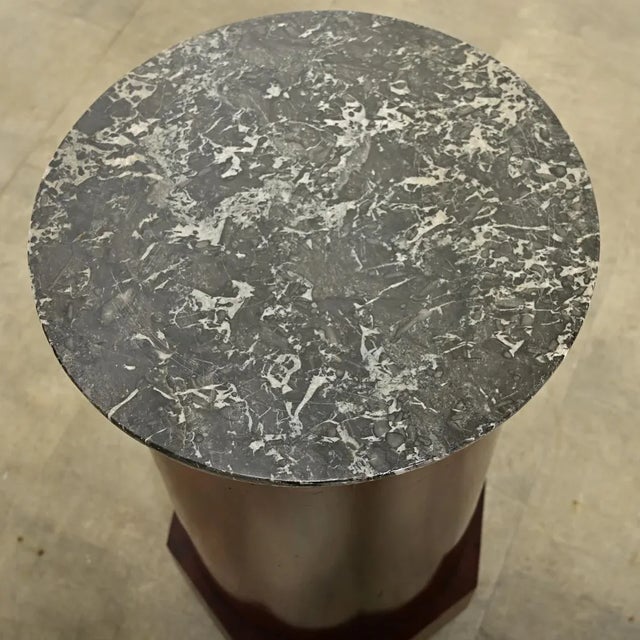 French 19th Century Mahogany Bedside Table Cabinet For Sale - Image 10 of 10