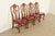 Berkey & Gay Berkey & Gay Antique Georgian Burled Walnut Dining Chairs, Set of Four For Sale - Image 4 of 12