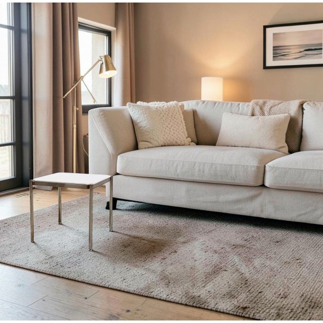 Brass and Marble Side Table by Osvaldo Borsani for Tecno, Italy, 1950s For Sale - Image 9 of 10