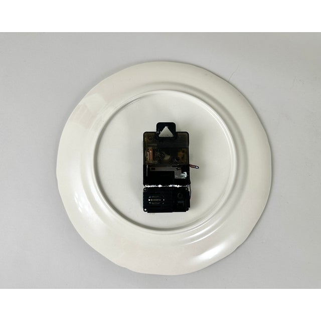 Vintage Burgenland Blue Wall Clock from Villeroy & Boch, 1980s For Sale - Image 3 of 4