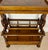 1930s Victorian Walnut Canterbury Magazine Rack with Tray Top, 1930 For Sale - Image 5 of 11