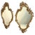 Mid-19th Century Gilt & Gesso Cartouche Form Wall Mirrors, 1850, Set of 2 For Sale - Image 13 of 14