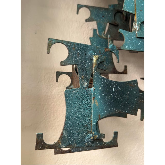Mark Weinstein Multidimensional Brutalist Metal Wall Sculpture For Sale In Miami - Image 6 of 12
