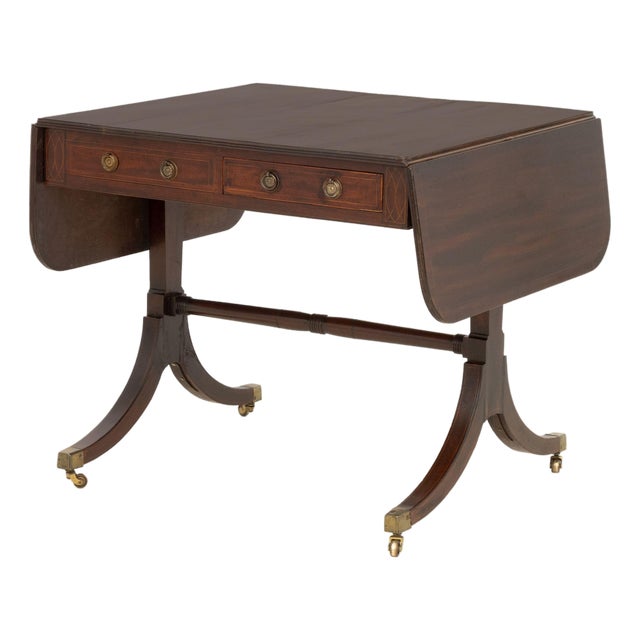 George III Mahogany Sofa Table, Circa 1800 For Sale