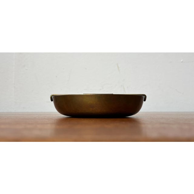 Mid-Century Brass Bowl, 1950s For Sale - Image 12 of 13